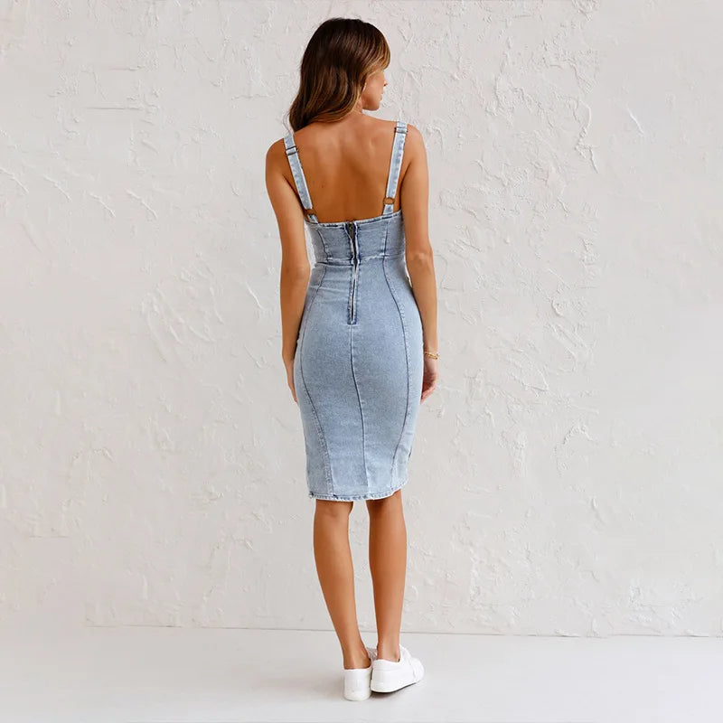 Spijkerjurk Trendy Casual Korte Jurk voor Vrouw