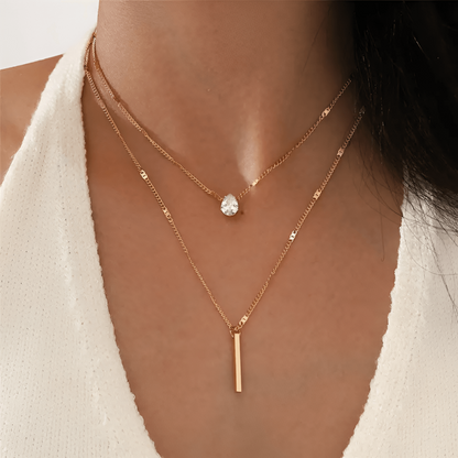 Lichtgevende Ketting Raster Design voor Dames