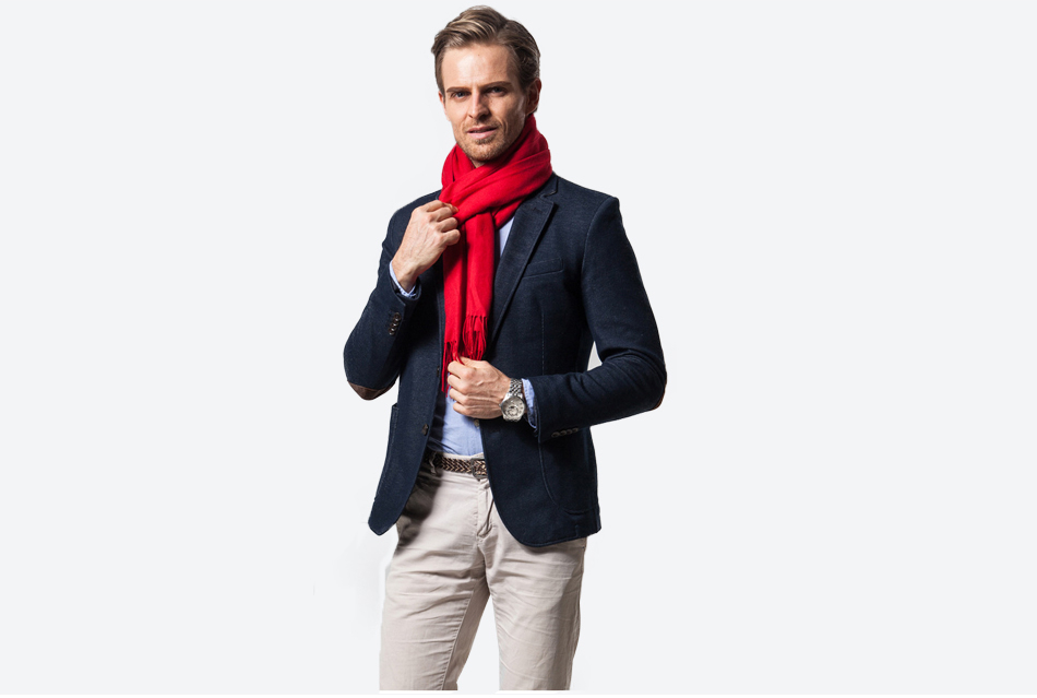 Rode Kasjmier Sjaal Zachte Warme Luxe Shawl