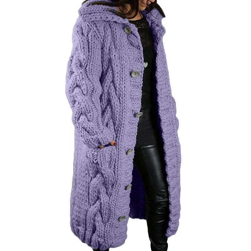 Gebreide Vest Dik Warm voor Dames