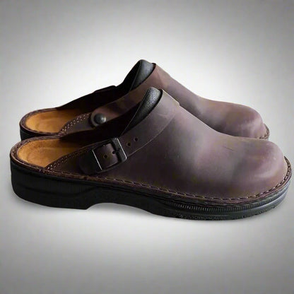 Clogs Unisex Suède Verstelbare Sluiting Comfortabel