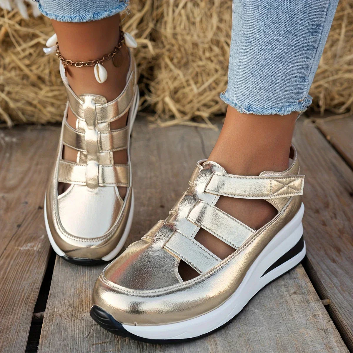 Dames Sandalen Met Comfortabele Pasvorm