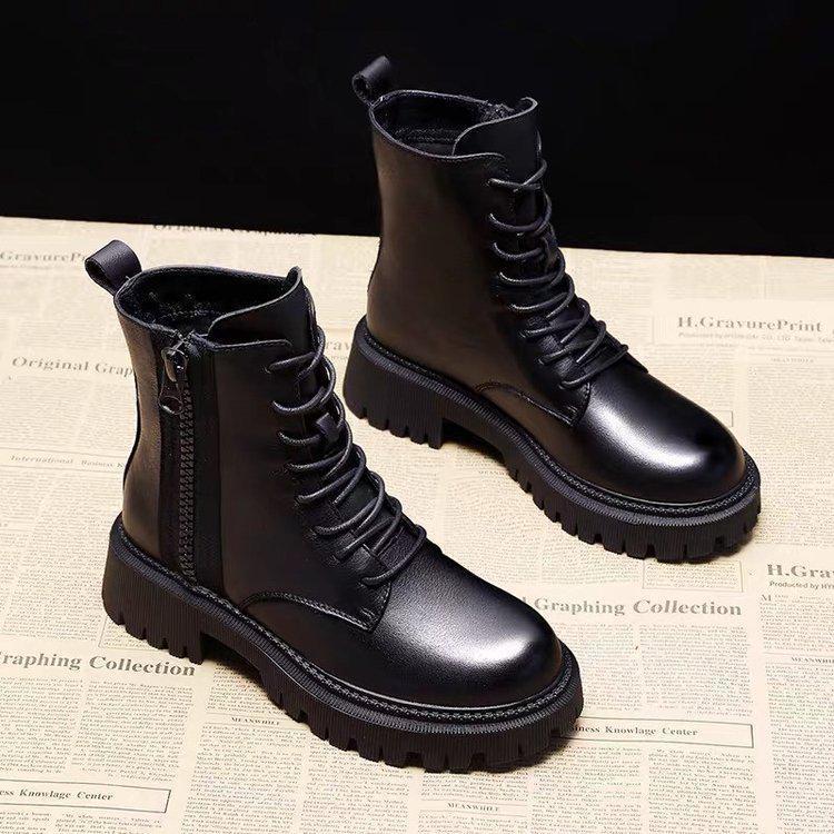 Dames Winter Boots Stevige Comfortabele Chunky met Veters