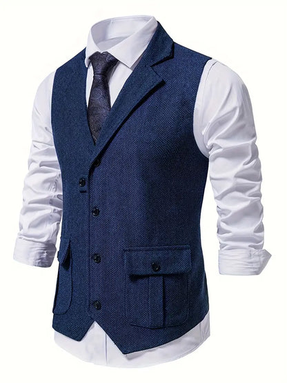Blazer voor Heren Herringbone Stijl Niklas