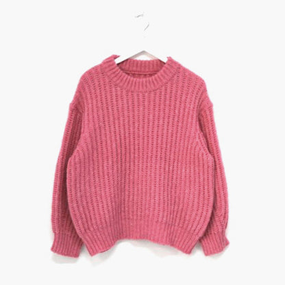 Dames Grof Gebreide Oversized Trui Trendy Modieus