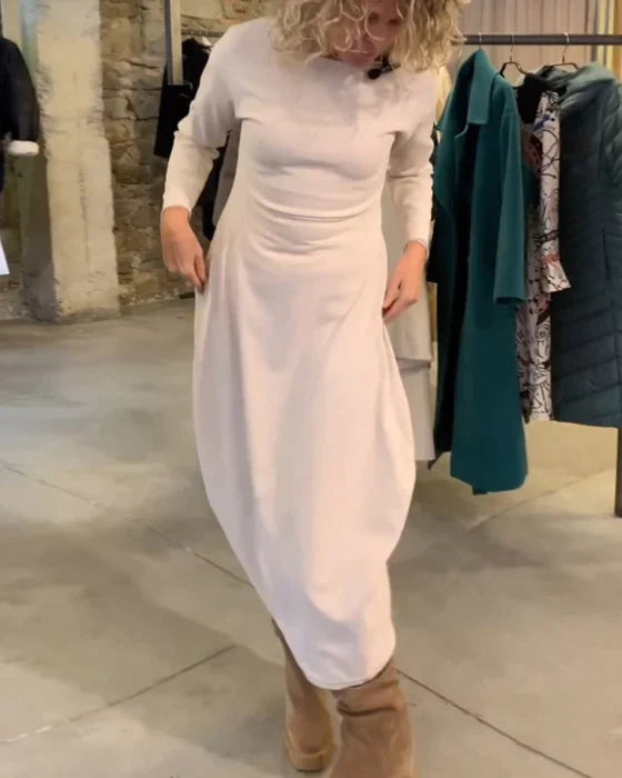 Jurk met Ronde Halslijn Veelzijdig All Day Wear