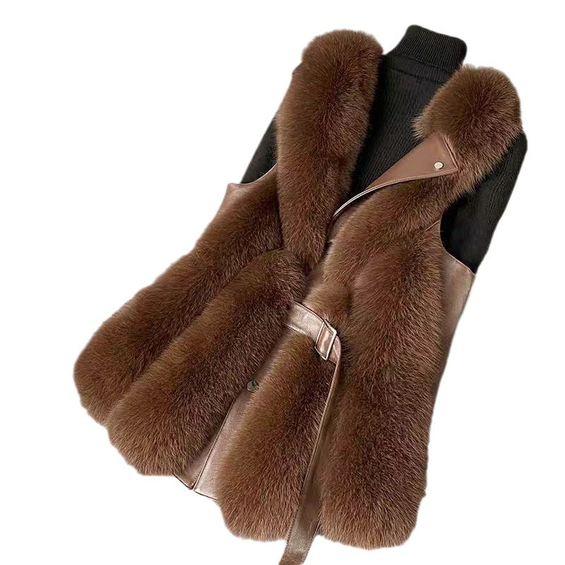 Dames Faux Fur Bodywarmer Stijlvol Warm Modieus