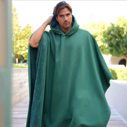 Zachte Fleece Hoodie Deken met Kap voor Thuis