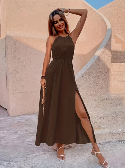 VELANORA - Taille Cami Met Gespleten Dijen