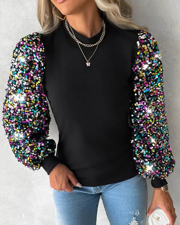 Vrouwelijke Blouse met Wijd Mouwen Lorena Stijl