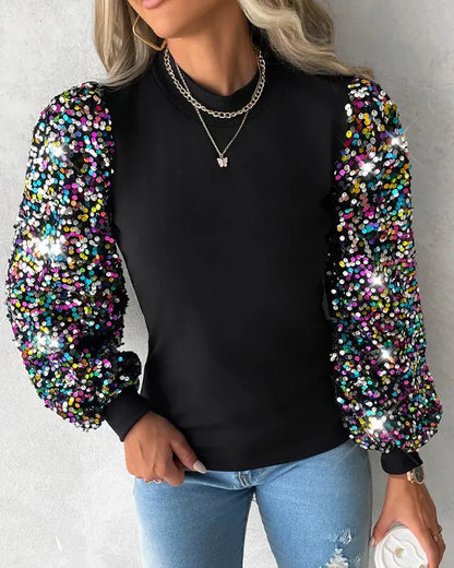 Vrouwelijke Blouse met Wijd Mouwen Lorena Stijl