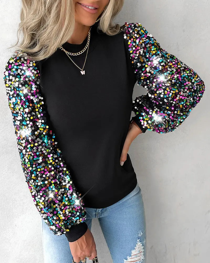 Vrouwelijke Blouse met Wijd Mouwen Lorena Stijl