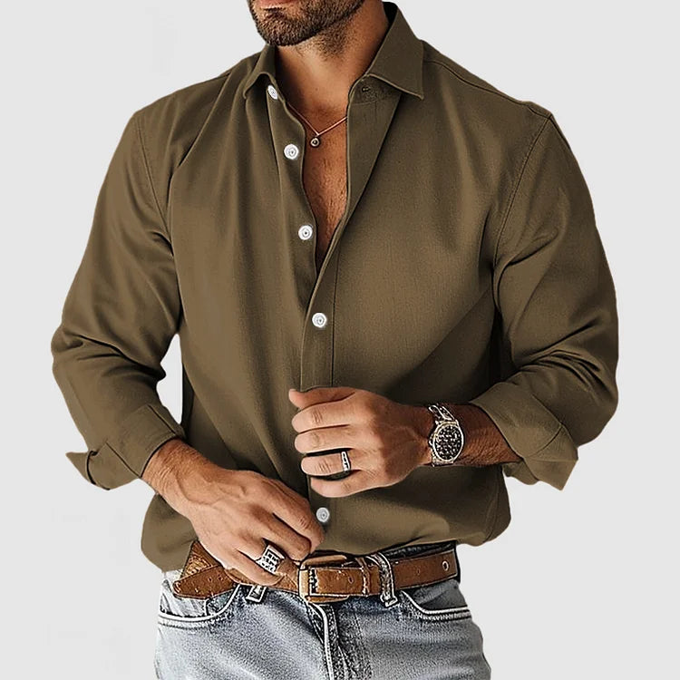 Slim Fit Overhemd voor Heren Modieus en Stijlvol