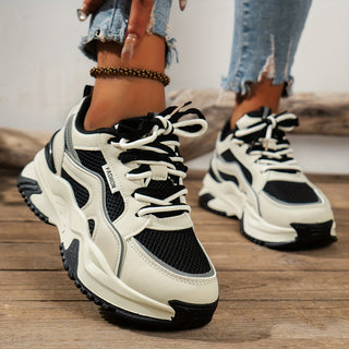 Dames Sneakers Hoge Hak Comfortabele Zool