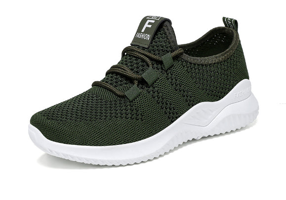 Dames Orthopedische Sneaker Groen Leger Stijlvol Comfortabel