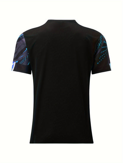 Heren T-Shirt Strepenpatroon Kort Model Casual