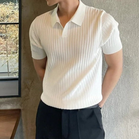 Men's Casual Short Sleeve Polo Shirt