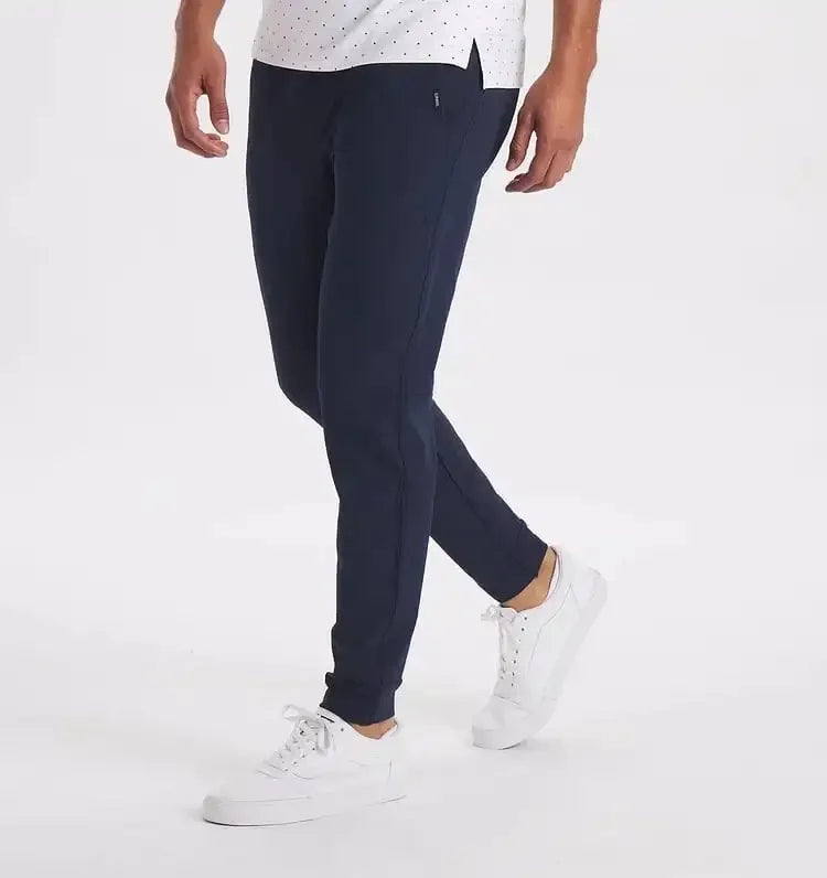 Chino Jogger Heren Slim Fit Broek Olivier