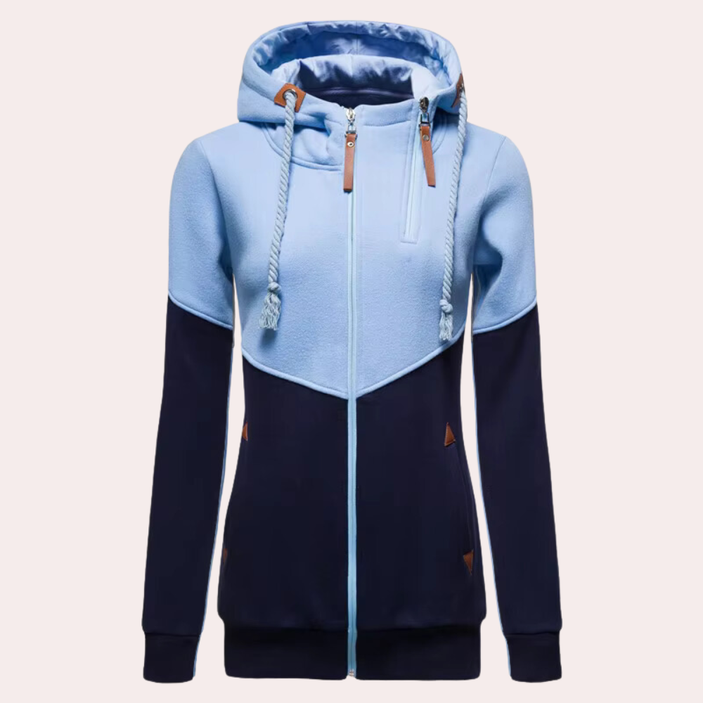 Damesvest Sportief Met Rits Nora