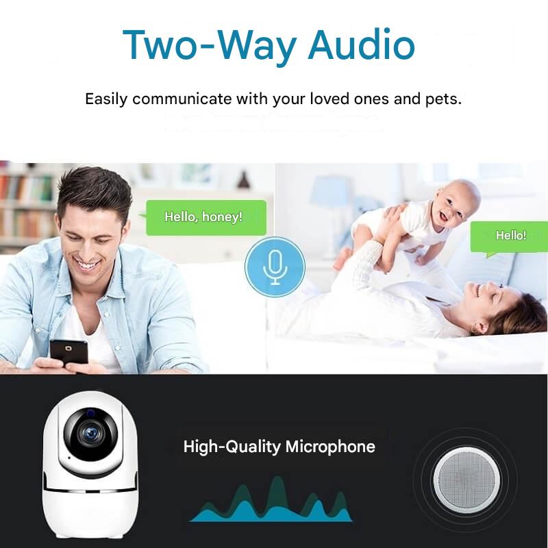 WiFi Binnencamera Roterend met Nightvision