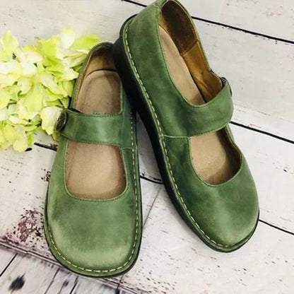 Suède Comfort Schoenen Vintage Stijl