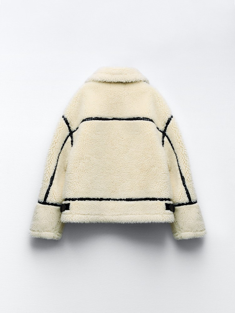 Teddyjas met Bontkraag voor Dames