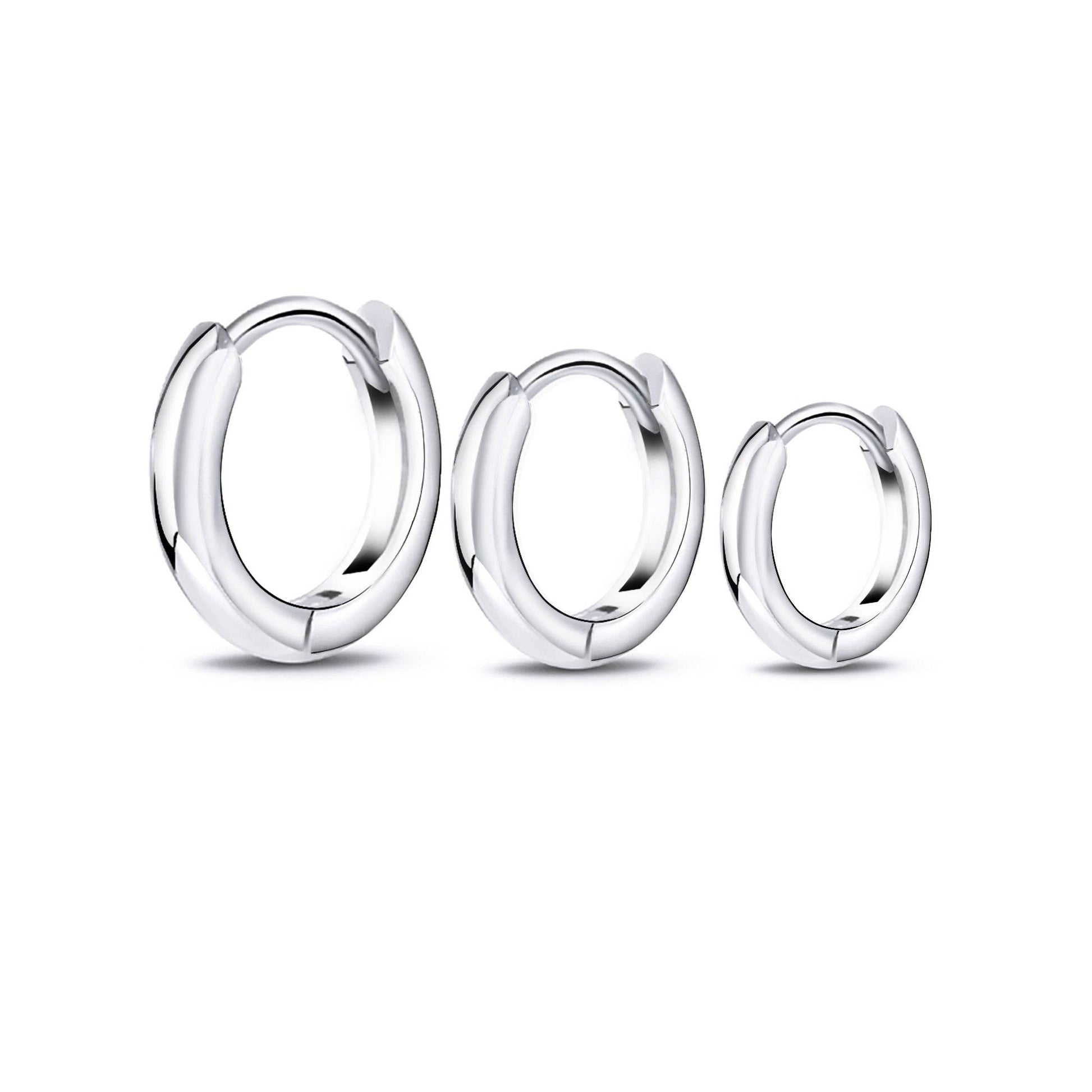 Kleurrijke 3-Ringen Oorbel Set voor Vrouw - Mode Vibes