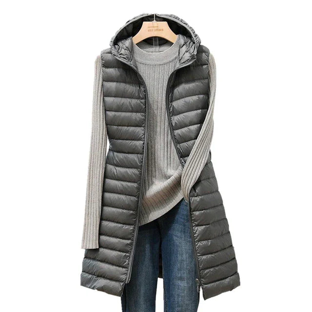 Lichtgewicht Capuchonvest Casual voor Dagelijks Gebruik