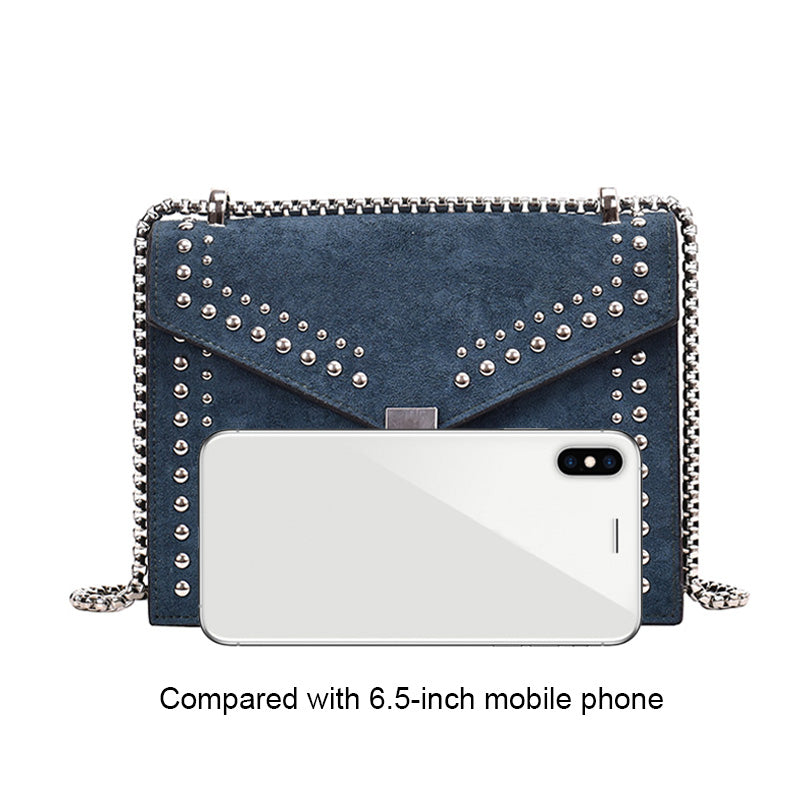 Dames Schoudertas Klein met Studs Trendy Design Leni