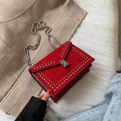 Dames Schoudertas Klein met Studs Trendy Design Leni