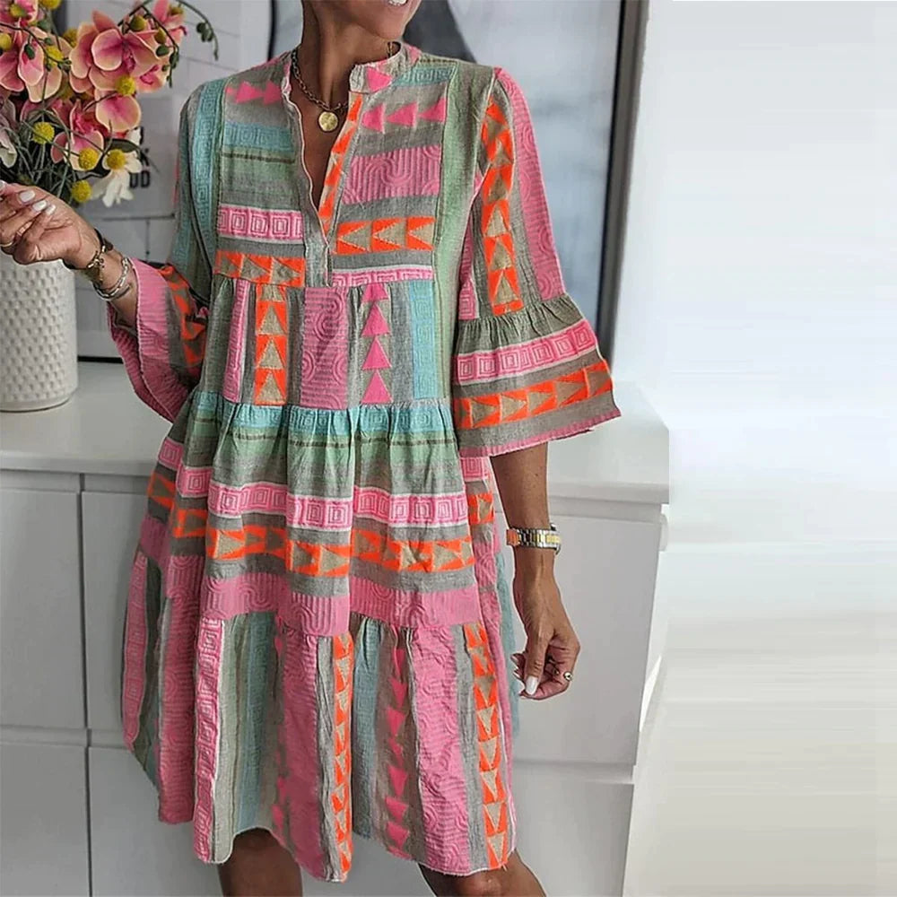 Midi-jurk Elegante Vrouwenjurk Zomercollectie - Mode Vibes