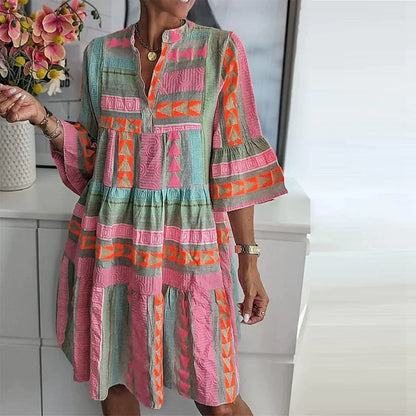 Midi-jurk Elegante Vrouwenjurk Zomercollectie - Mode Vibes