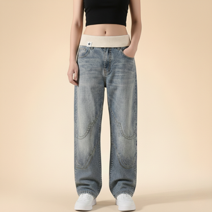 Nova | Elehant & Vintage baggy jeans
