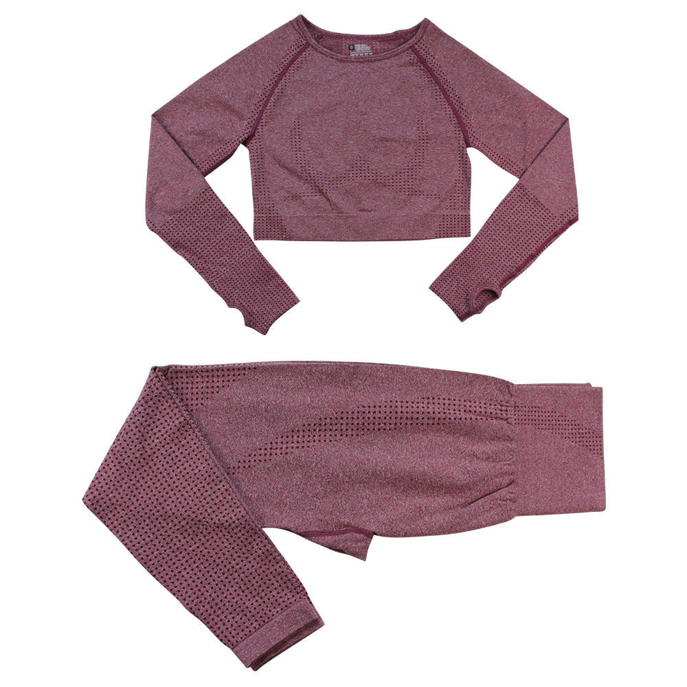 Yoga Sportset Dames Naadloze Legging en Top Set