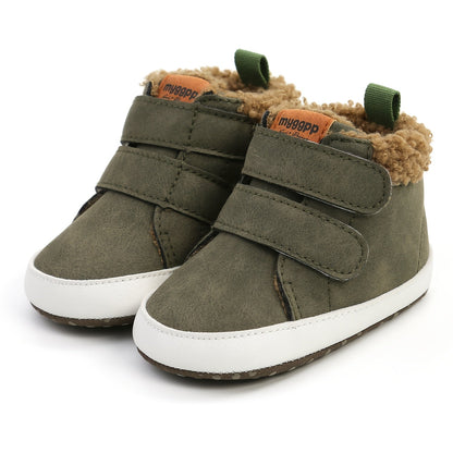 Warme Babyboots Noor met Klittenband voor Winter