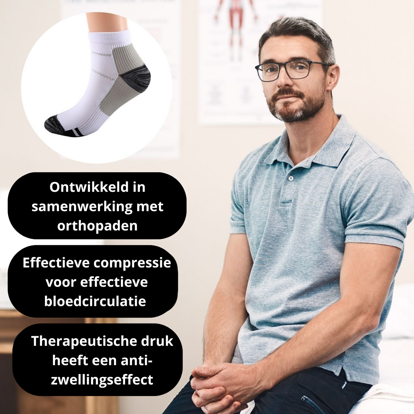 Compressiesokken Orthopedisch voor Beste Ondersteuning