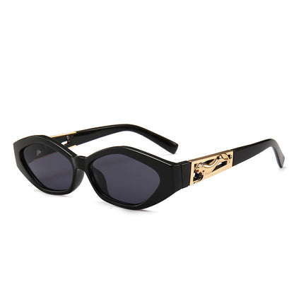 Dames Zonnebril Cat Eye Hoekig met Statement Pootjes