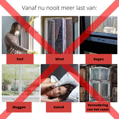 Weer- en Geluidswerende Zelfklevende Afdichtstrips