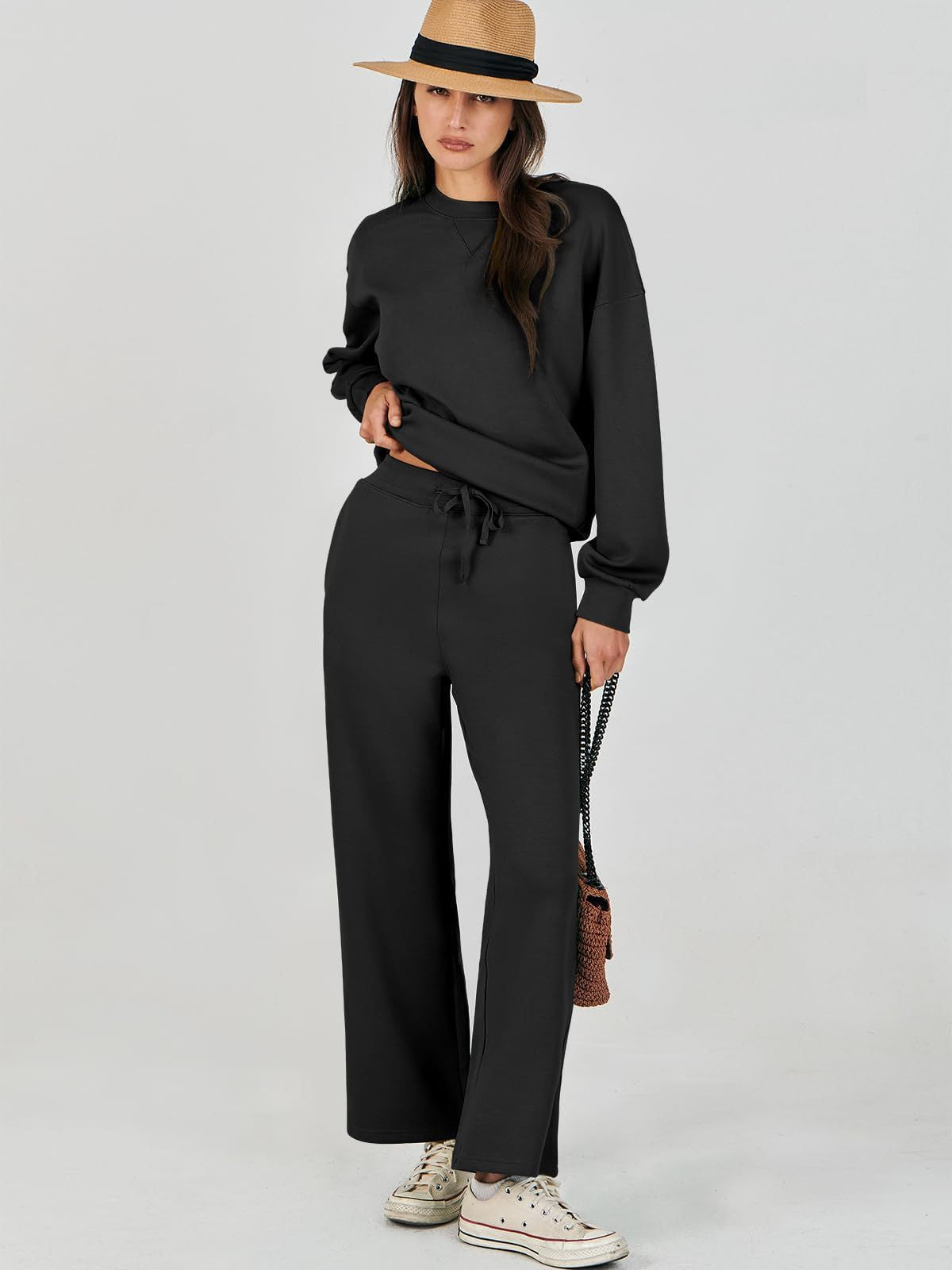 Dames Sweater Set Lange Mouwen Comfortabel Tweedelig