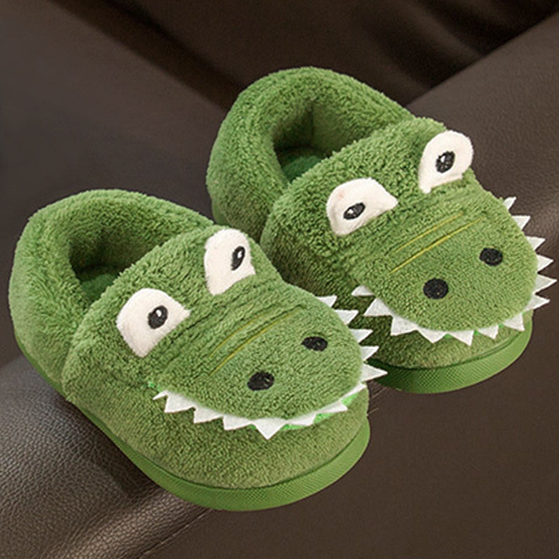 Dino Pantoffels Zachte Warme Knuffelsloffen voor Kinderen