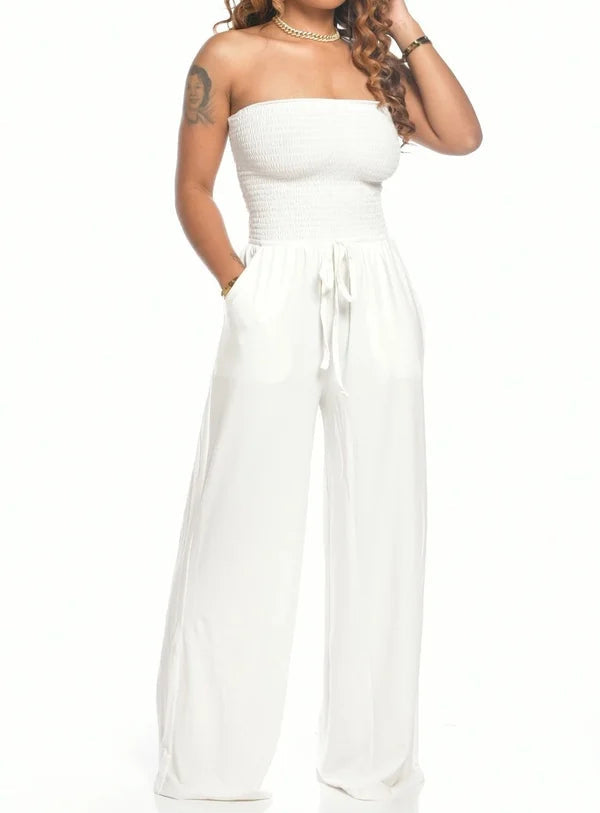 Zomer Jumpsuit Strapless Klassiek voor Vrouw