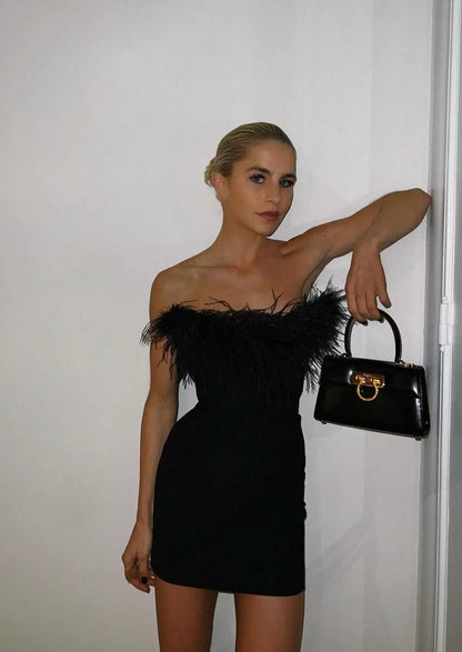 Korte Jurk Elegante Minirok voor Vrouwelijk Chic - Mode Vibes