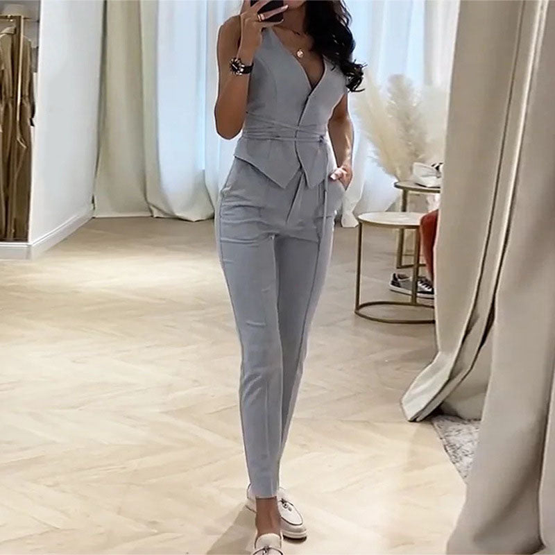 Vrouwelijke Tweedelige Set Kleding - Mode Vibes