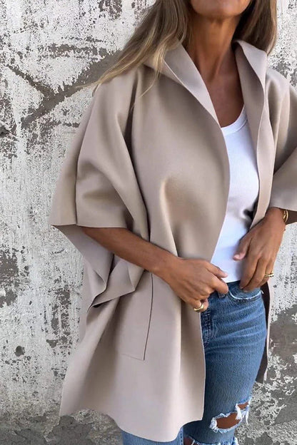 Oversized Losvallende Cape Jas Dames