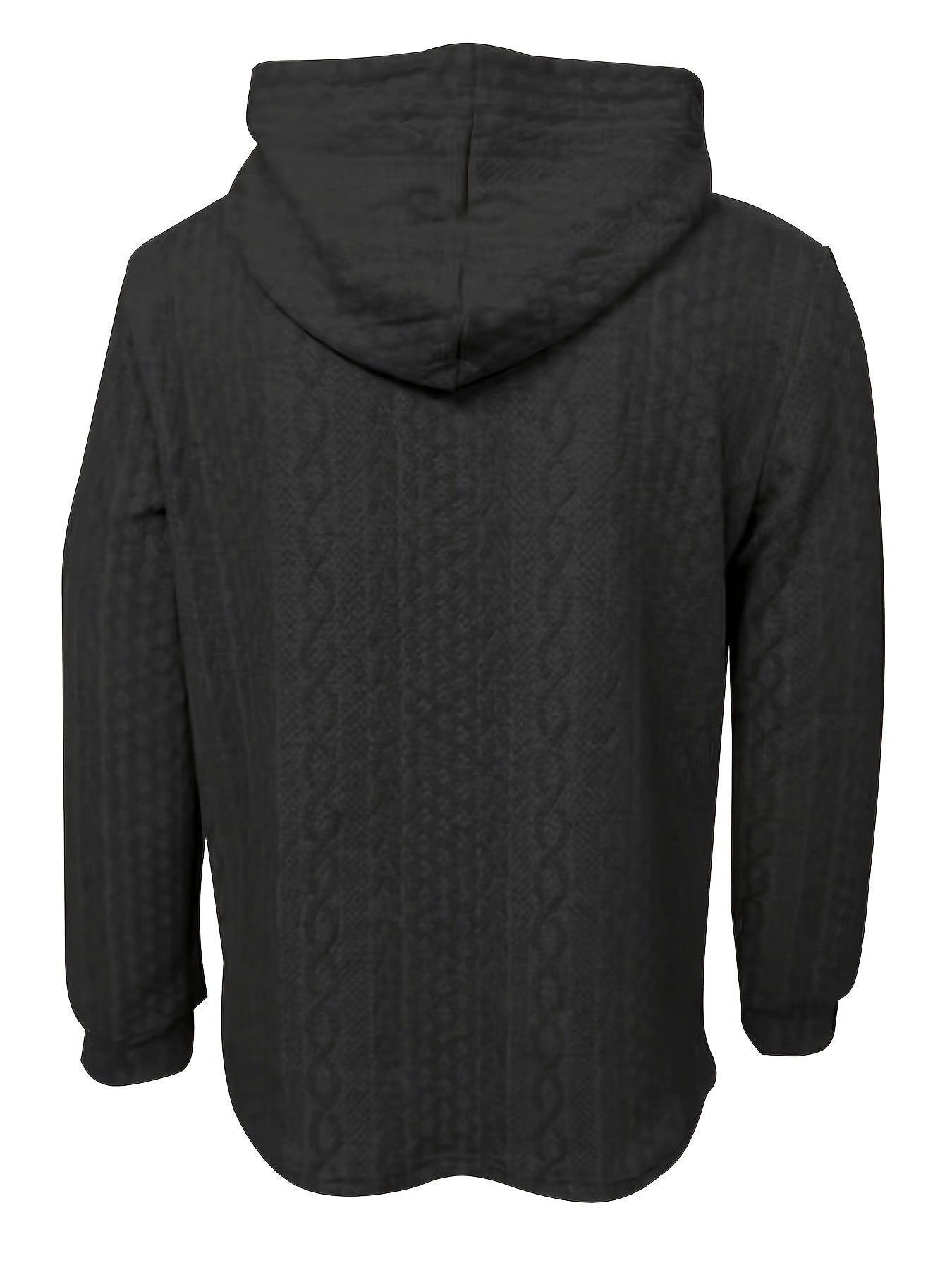 Heren Hoodie Milo - Zwart Moderne Stijl