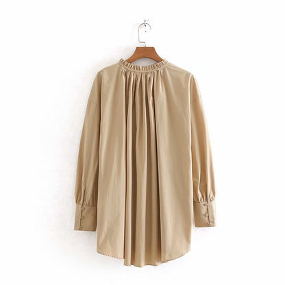 Dames Blouse Elegante Oversized met Strikkoord Stijlvol