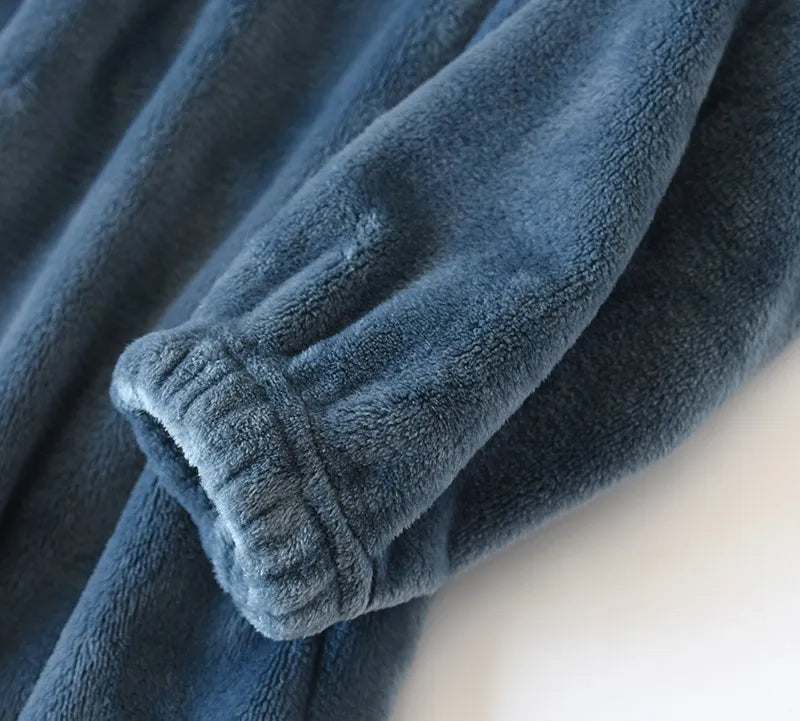 Warme Zachte Pyjama voor Mannen Winter Nachtkleding