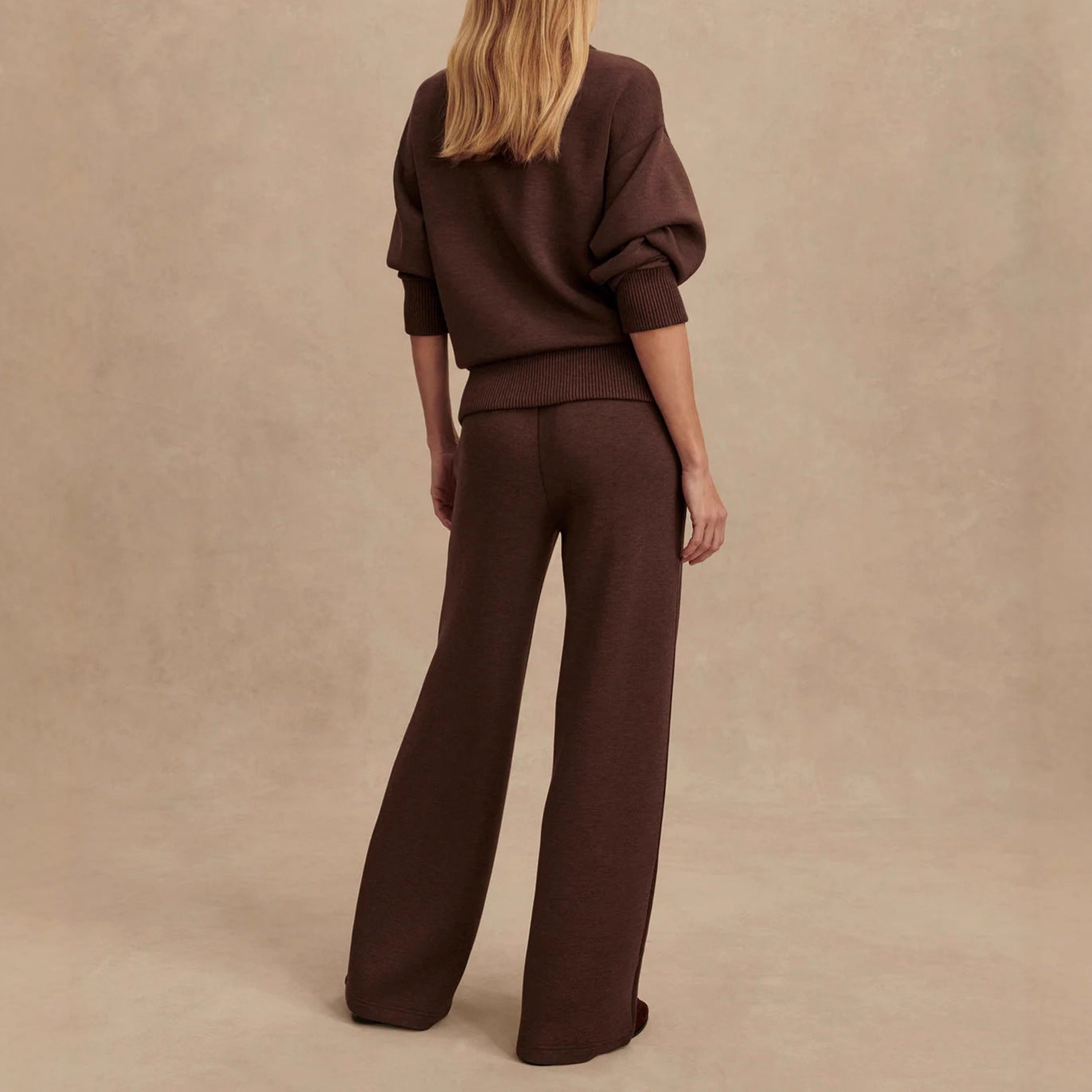 Dames Gebreide Set Tweedelig met Broek en Trui