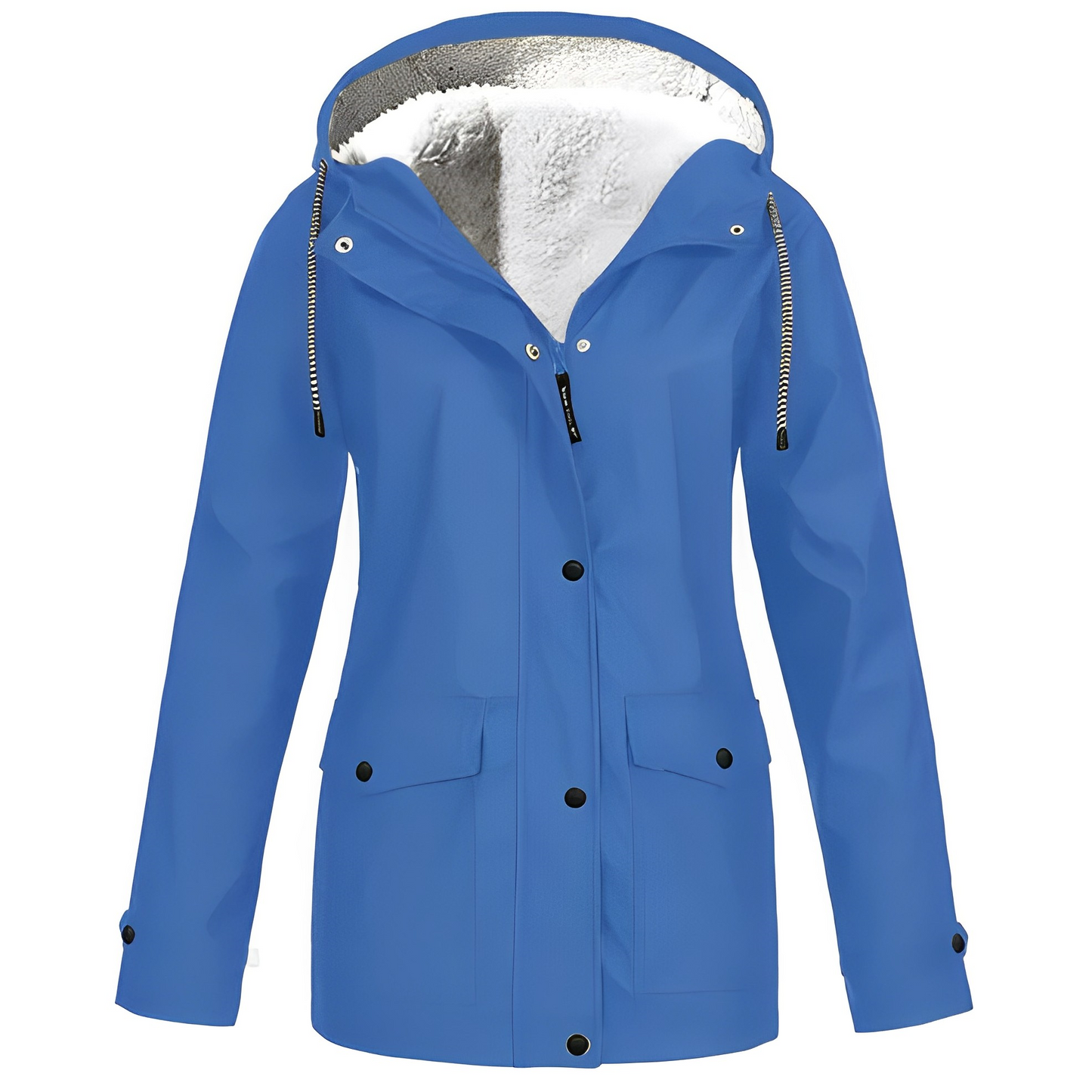 Dames Regenjas Fleece Gevoerd Waterdicht Warm