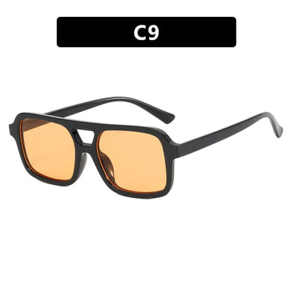 Dames Zonnebril Aviator Stijl met Kleurige Glazen